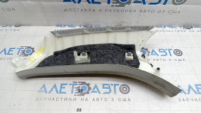 Upper left rear pillar trim panel in front of the window, Audi E-Tron 19-23, gray, Quattro, dry-cleanable, scratched