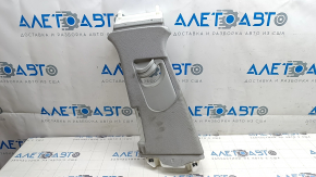 Left upper center pillar trim for Audi E-Tron 19-23, gray, dry-cleanable, scratches
