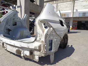 Rear right quarter wing for a VW Tiguan 18-24 long, white, painted, with bumpers