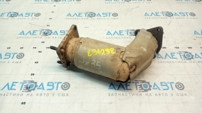 The rear catalytic converter of the Infiniti JX35 QX60 13 is clogged.