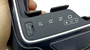 Kia Niro 17-22 HEV, PHEV center console trim, gray, gloss black, with plug, scratches, dents