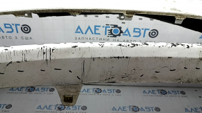 Front bumper, bare, Toyota Camry v50 12-14 USA LE XLE, white, scratches, dented, torn, broken fasteners