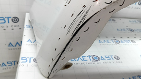 Front bumper, bare, Toyota Camry v50 12-14 USA LE XLE, white, scratches, dented, torn, broken fasteners
