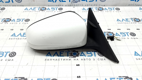 Right side mirror assembly for Toyota Camry v50 12-14, 3 pins, white, scratches, chip on glass