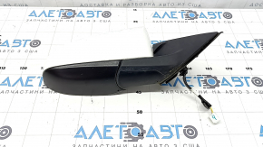 Right side mirror assembly for Toyota Camry v50 12-14, 3 pins, white, scratches, chip on glass