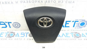 Airbag in the steering wheel, driver's side, Toyota Camry V50 12-14 USA LE, black, scratches