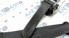 Driver's seat belt with tensioner for VW Tiguan 18-21, black, dry-cleanable