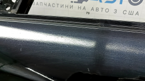 Bare front left door Mercedes C-class W205 15-18 aluminum, black 040, dents, debris under the paint, streaks