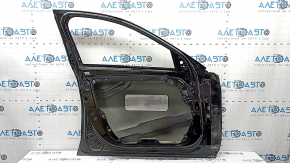 Bare front left door Mercedes C-class W205 15-18 aluminum, black 040, dents, debris under the paint, streaks
