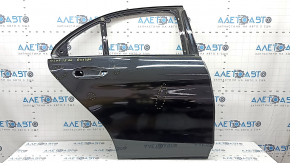 Bare rear right door Mercedes C-class W205 15-18 aluminum, black 040, dents, debris under the paint, streaks