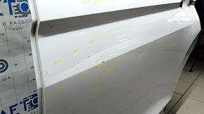 Bare rear left door VW Tiguan 18-24 white LC9A, bumps, dent