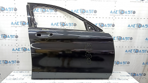 Bare front right door Mercedes C-class W205 15-18 aluminum, black 040, dents, debris under the paint, streaks