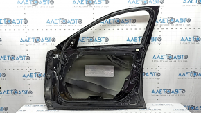 Bare front right door Mercedes C-class W205 15-18 aluminum, black 040, dents, debris under the paint, streaks