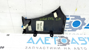 Left front panel trim for Kia Niro 20-22, gloss black