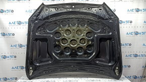 Mercedes C-class W205 15-21 aluminum hood, black 040, bumpers, painted 0.25, debris under the paint