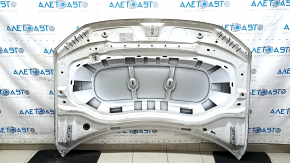 VW Tiguan 18-24 steel hood, white LC9A, scratches, chips