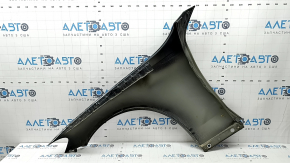 Front right fender Mercedes C-class W205 15-21 aluminum, black 040, bumps, dented, painted 0.2, debris under the paint