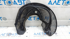 The front right brake disc cover of the Audi E-Tron 19-23 is bent.