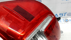 Right outer fender light for Toyota Camry v50 12-14 USA, crack, scratches, broken mount, glued on