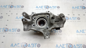 Rear left axle with hub, Audi E-Tron 19-23, rusty hub