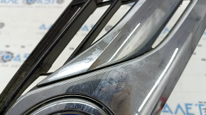 Radiator grill with badge Toyota Camry v50 12-14 hybrid USA LE, swollen chrome, sand, without seal