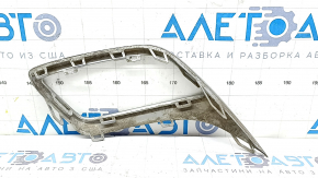Left muffler frame for VW Tiguan 18-21, chrome, sand