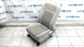Driver's seat Toyota Camry v50 12-14 USA without airbag, mechanical, gray cloth, broken pad, dry cleanable