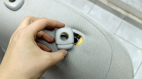 Driver's seat Toyota Camry v50 12-14 USA without airbag, mechanical, gray cloth, broken pad, dry cleanable
