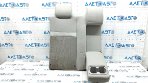 Rear seat backrest, 2nd row, right, Toyota Camry v50 12-14 USA, gray, with armrest, dry-cleanable, dent
