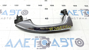 Mercedes C-class W205 15-18 chrome outer front left door handle, keyless, scratches, painted