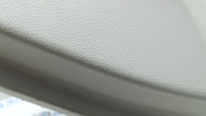 Rear right door trim panel for Toyota Camry v50 12-14 USA, gray with black plastic insert, black rubber armrest, with handle, scratches