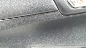 Front right door trim panel for Toyota Camry v50 12-14 USA, gray with black plastic insert, black rubber armrest, with handle, scratches