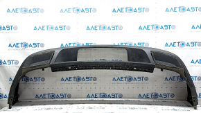 The bare rear bumper, the lower part of the VW Tiguan 18-21, structure without parking sensors, scratches