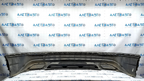 The bare rear bumper, the lower part of the VW Tiguan 18-21, structure without parking sensors, scratches