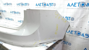 Rear bumper bare upper part VW Tiguan 18-24 white, scratch, crack in mount