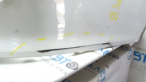 Rear bumper bare upper part VW Tiguan 18-24 white, scratch, crack in mount