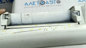 Left threshold for Toyota Camry v50 12-14 usa LE XLE with chrome, white, scratches, scuffs, crack, broken mount