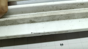Left threshold for Toyota Camry v50 12-14 usa LE XLE with chrome, white, scratches, scuffs, crack, broken mount