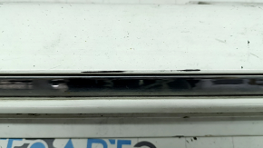 Left threshold for Toyota Camry v50 12-14 usa LE XLE with chrome, white, scratches, scuffs, crack, broken mount