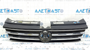 Radiator grille VW Tiguan 18-21 without emblem, under radar, sand