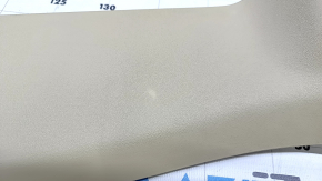 Upper trunk door trim for Lexus RX350 RX450h 10-15 beige, scratched, plastic turned white