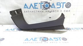 Right tailgate trim for Lincoln MKC 15-19, dark brown, scratches, broken fastener