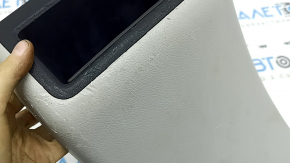 Rear center console trim for Toyota Camry v50 12-14 USA, gray, scratches, broken mount