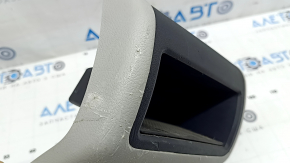 Rear center console trim for Toyota Camry v50 12-14 USA, gray, scratches, broken mount