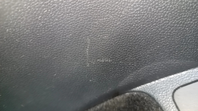Black front left door panel for a VW Tiguan 18-20, with a buzzer, black leather armrest, leather insert, broken fastener, peeling handle cover