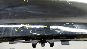 Bare rear bumper Mercedes C-class W205 300 15-21 without parking sensors, black, scratches, dents