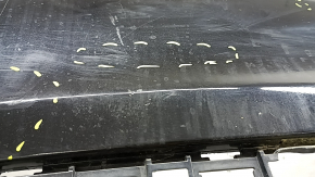 Bare rear bumper Mercedes C-class W205 300 15-21 without parking sensors, black, scratches, dents