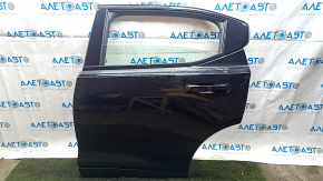 Rear left door assembly Polestar 2 21-25 keyless, backlit, black 019, scratches