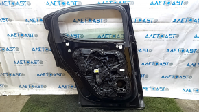 Rear left door assembly Polestar 2 21-25 keyless, backlit, black 019, scratches