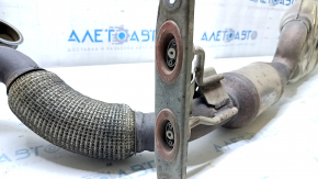 VW Tiguan 18-24 AWD exhaust pipe with catalytic converters and bracket